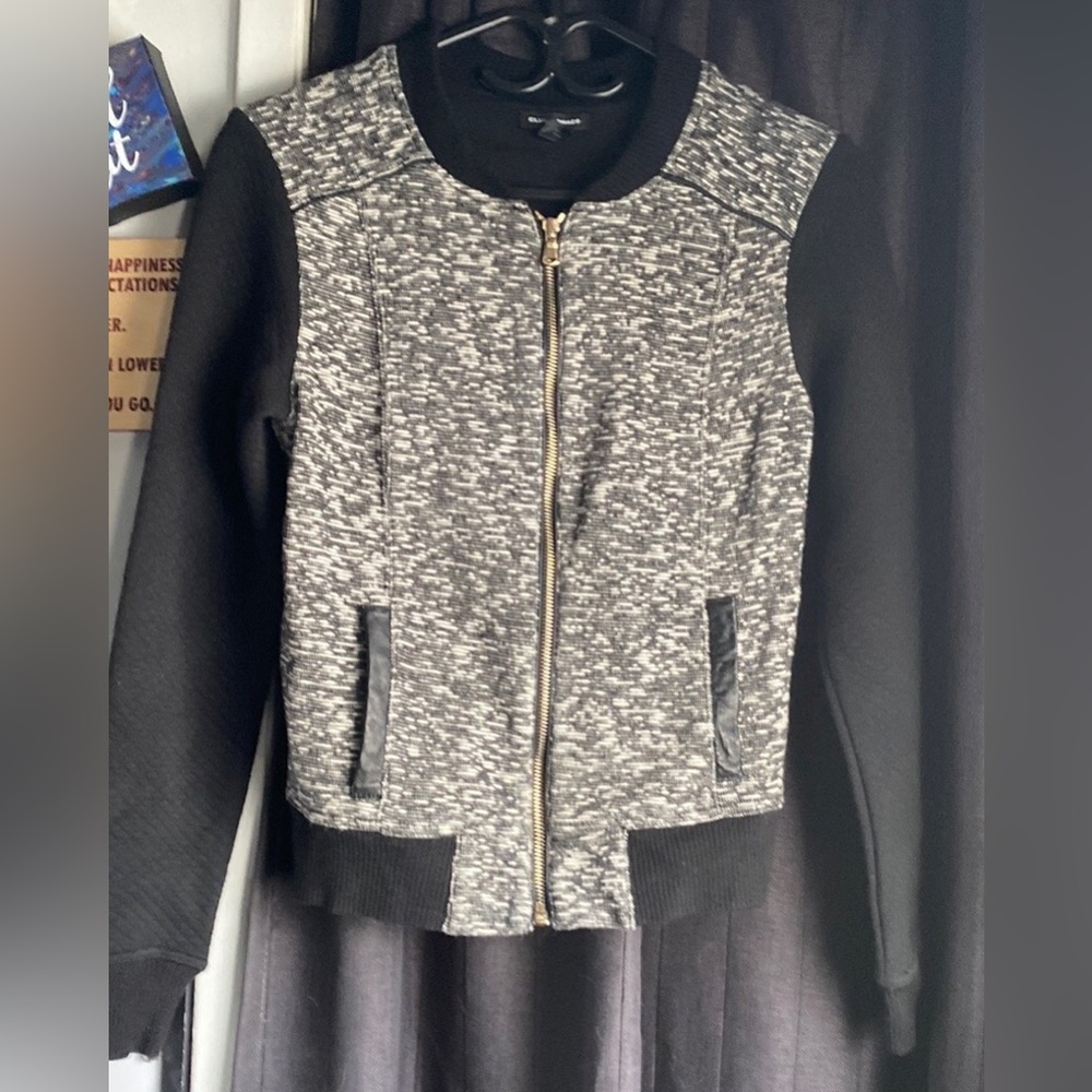 Club Monaco  zip up, bomber style blazer